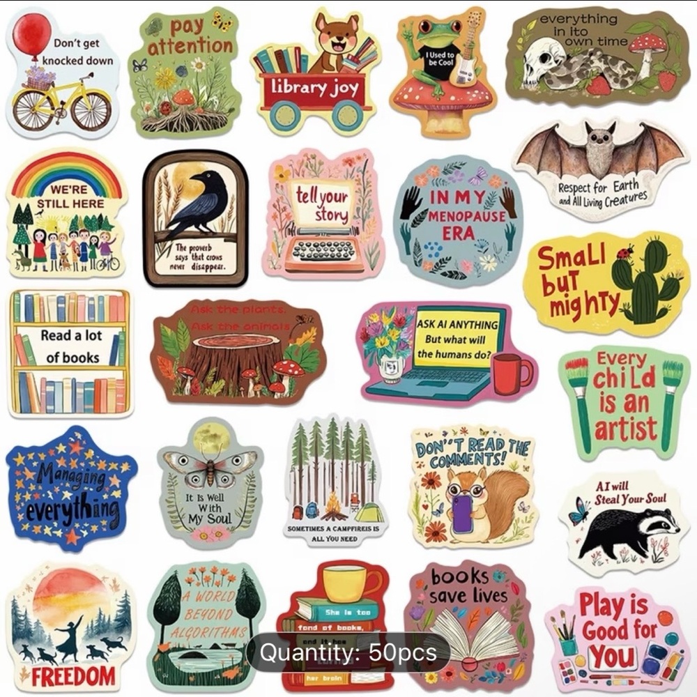 (50) Colorful Motivational Stickers - Picture 4 of 4